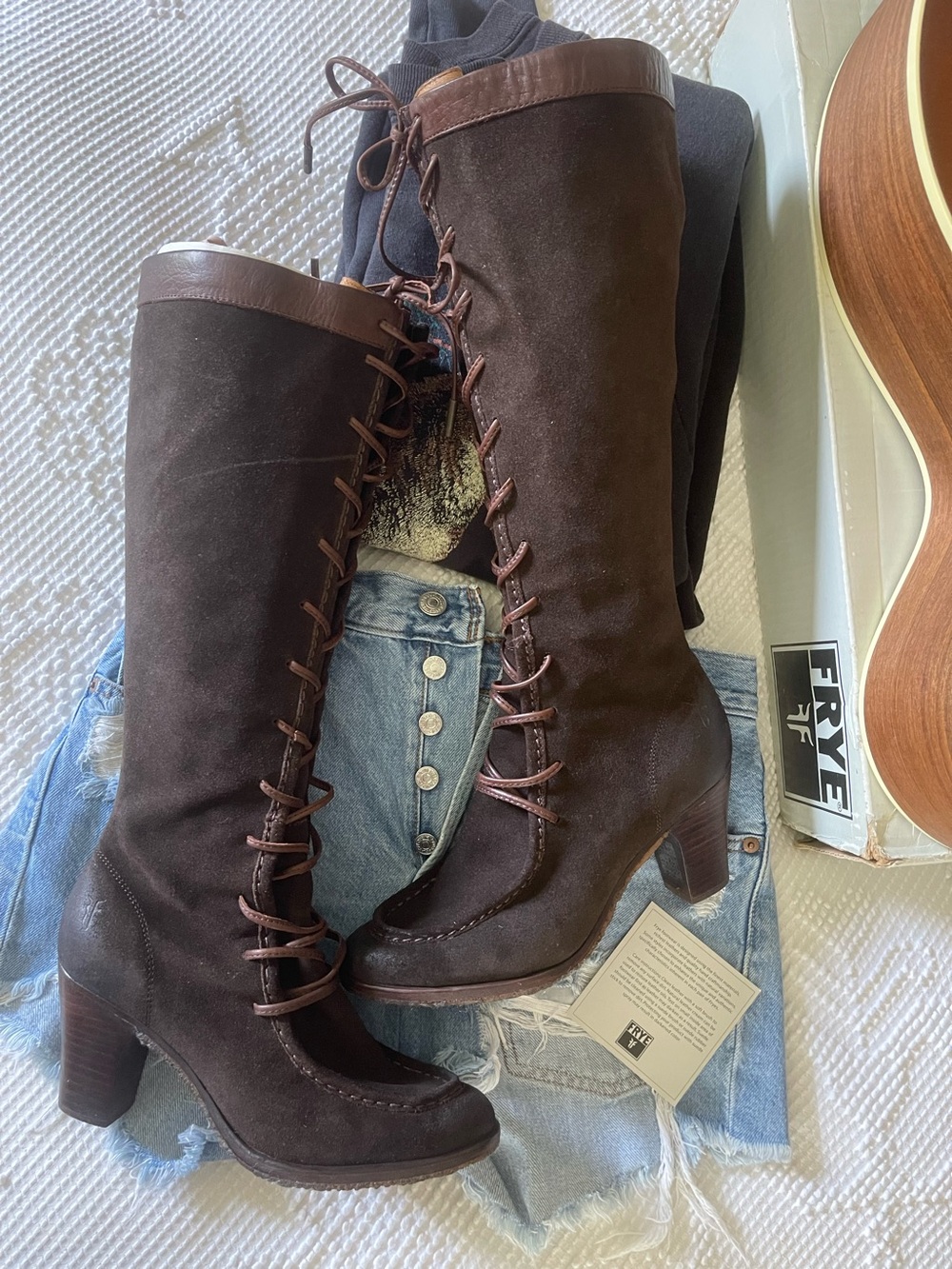 FRYE | Fiona Lace Up Boots - Picture 2 of 8
